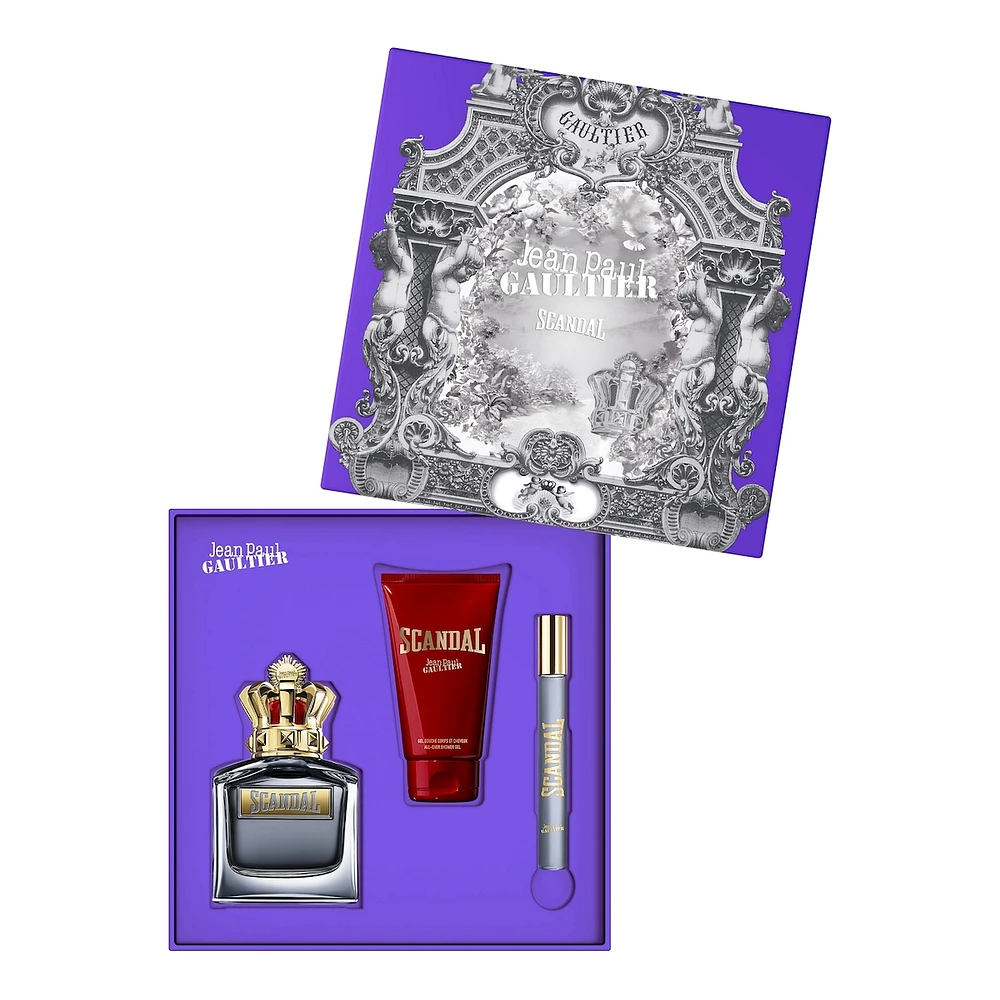 Scandal Pour Homme Eau de Toilette 3-piece Gift Set