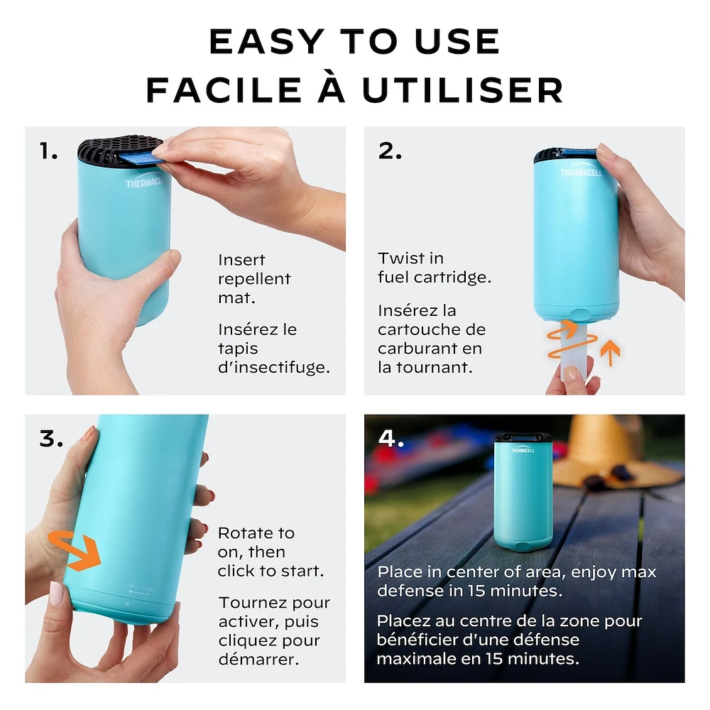 Mosquito Repellent, Patio Shield – Glacial Blue