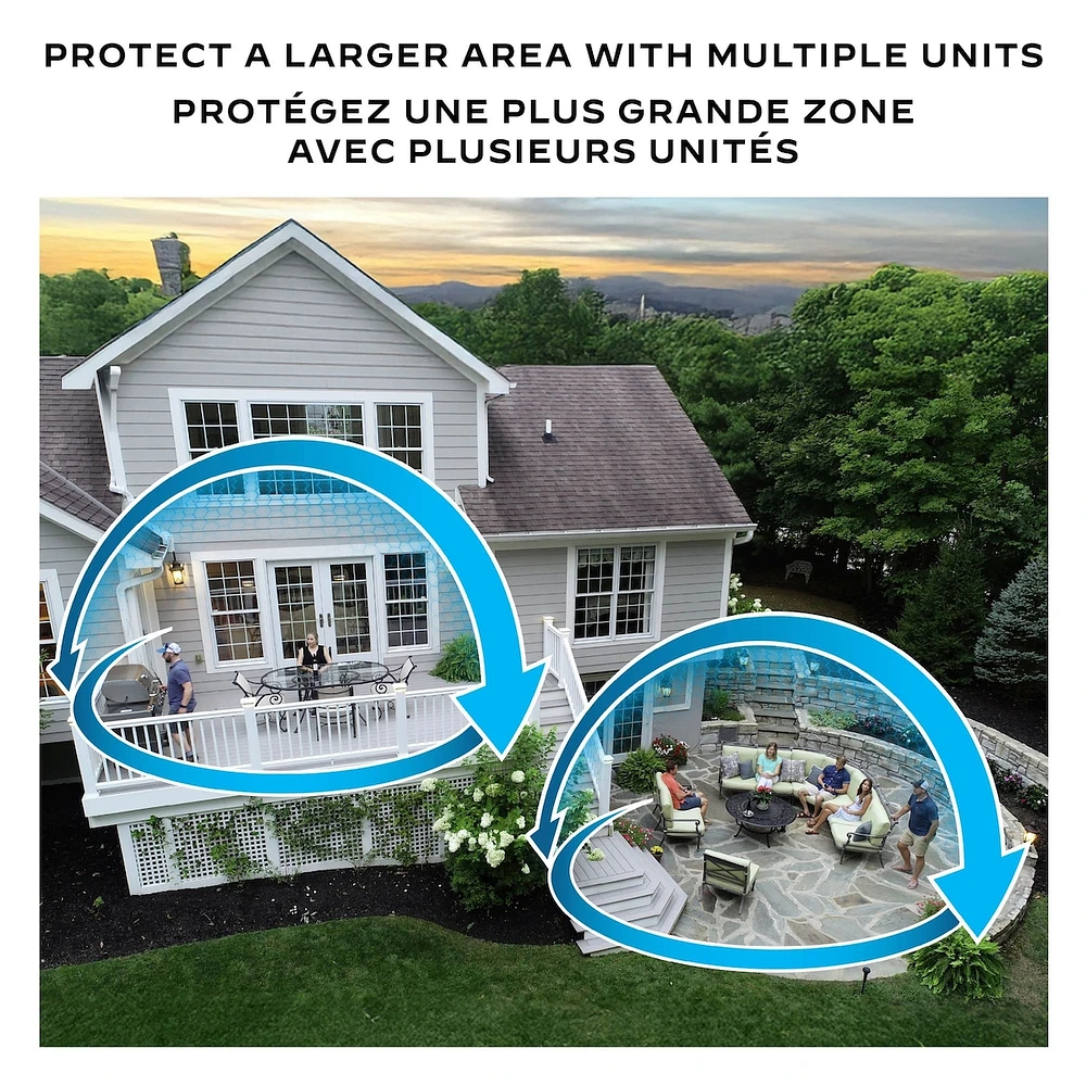 Mosquito Repellent, Patio Shield – Glacial Blue