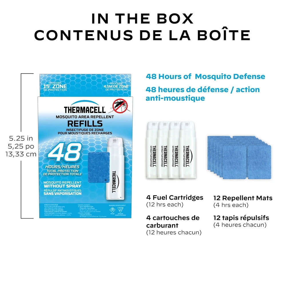 Mosquito Repellent Original Refills - 48 Hours