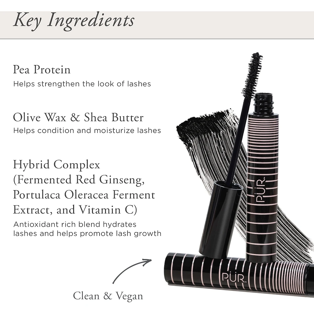 Bio Charged Plant-Powered Volumizing Mascara