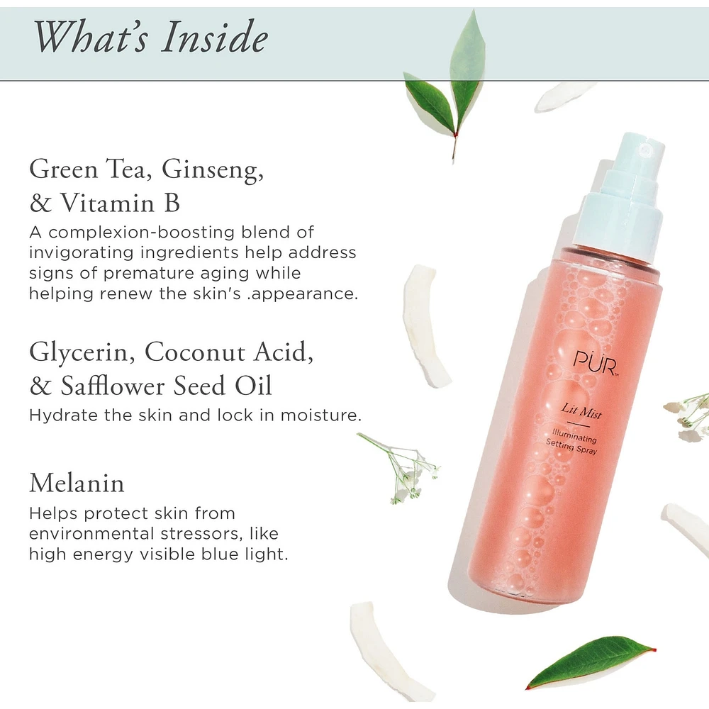 Lit Mist Illuminating Setting Spray