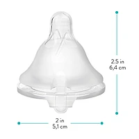 Balance+ Wide Nipples (Med/Fast) 2pk