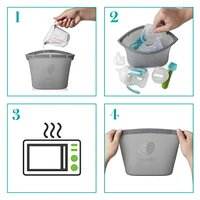 Sac désinfectant à la vapeur en silicone