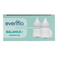 Balance+ Wide Neck Baby Bottle, 9oz, 2pk