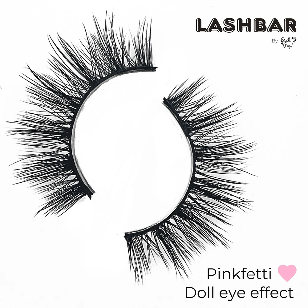 Pinkfetti Single Pack 3D Faux Mink False Eyelashes