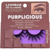 Purplicious Single Pack 3D Faux Mink False Eyelashes