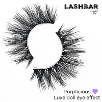 Purplicious Single Pack 3D Faux Mink False Eyelashes