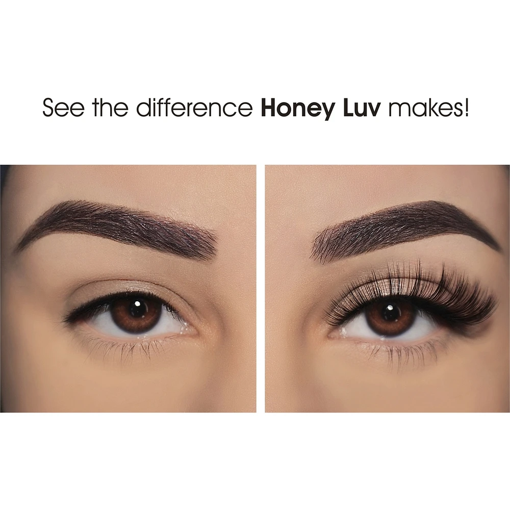 Honey Luv Single Pack 3D Faux Mink False Eyelashes