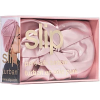 slip pure silk turban - pink