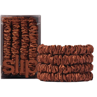 slip pure silk skinny scrunchies