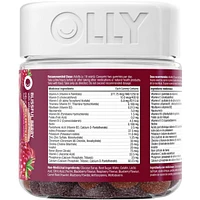 OLLY Vitamin For Women Blissful Berry gluten free 45 day supply 90 gummies