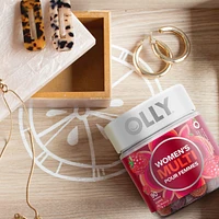 OLLY Vitamin For Women Blissful Berry gluten free 45 day supply 90 gummies
