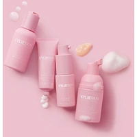4-Piece Set Face Essentials: Mini Foaming Face Wash, Mini Face Moisturizer, Mini Vitamin C Serum, Mini Vanilla Milk Toner