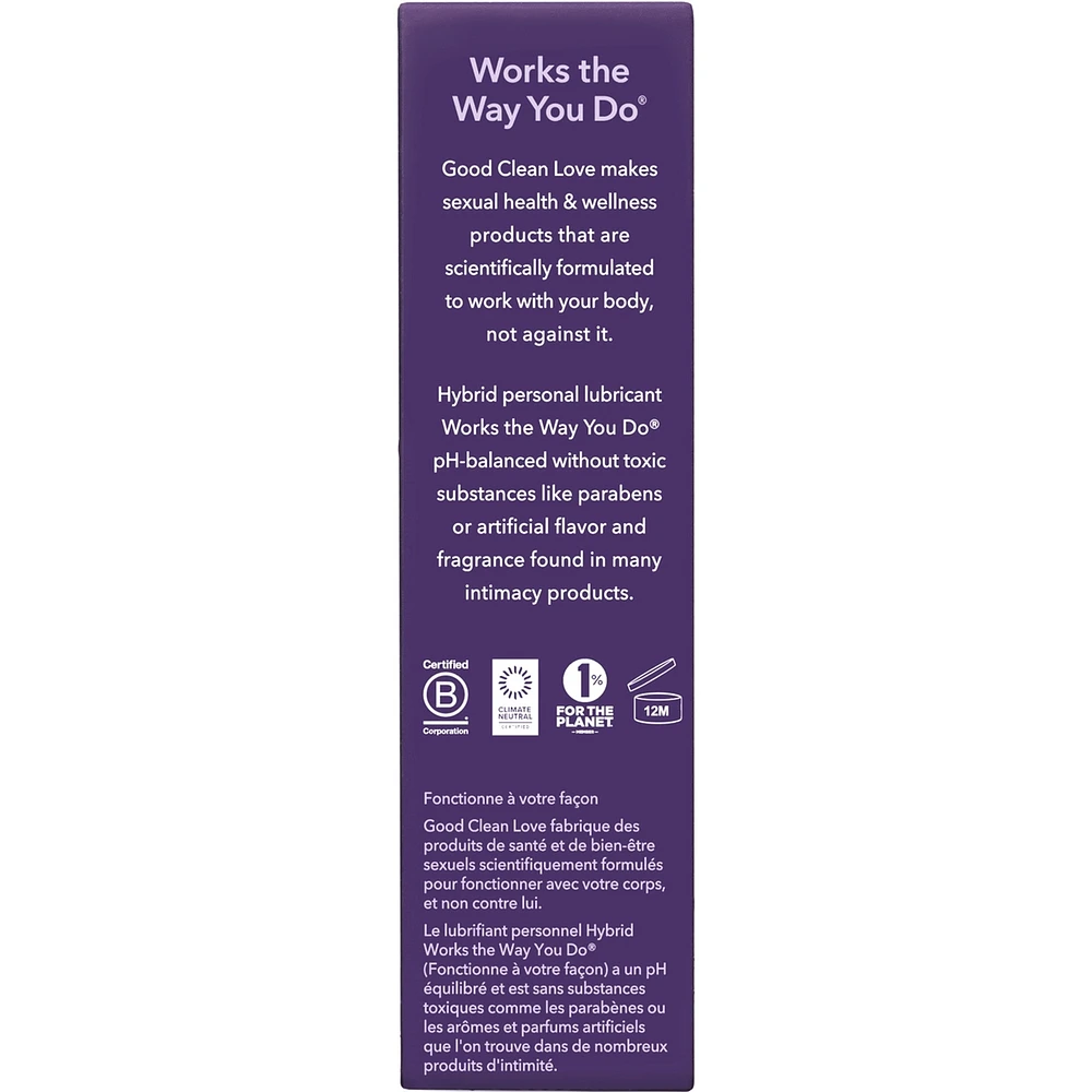 Hybrid Silicone & Water Based Personal Lubricant