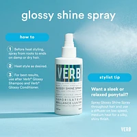 Glossy Shine Spray with Heat Protection