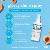 Glossy Shine Spray with Heat Protection