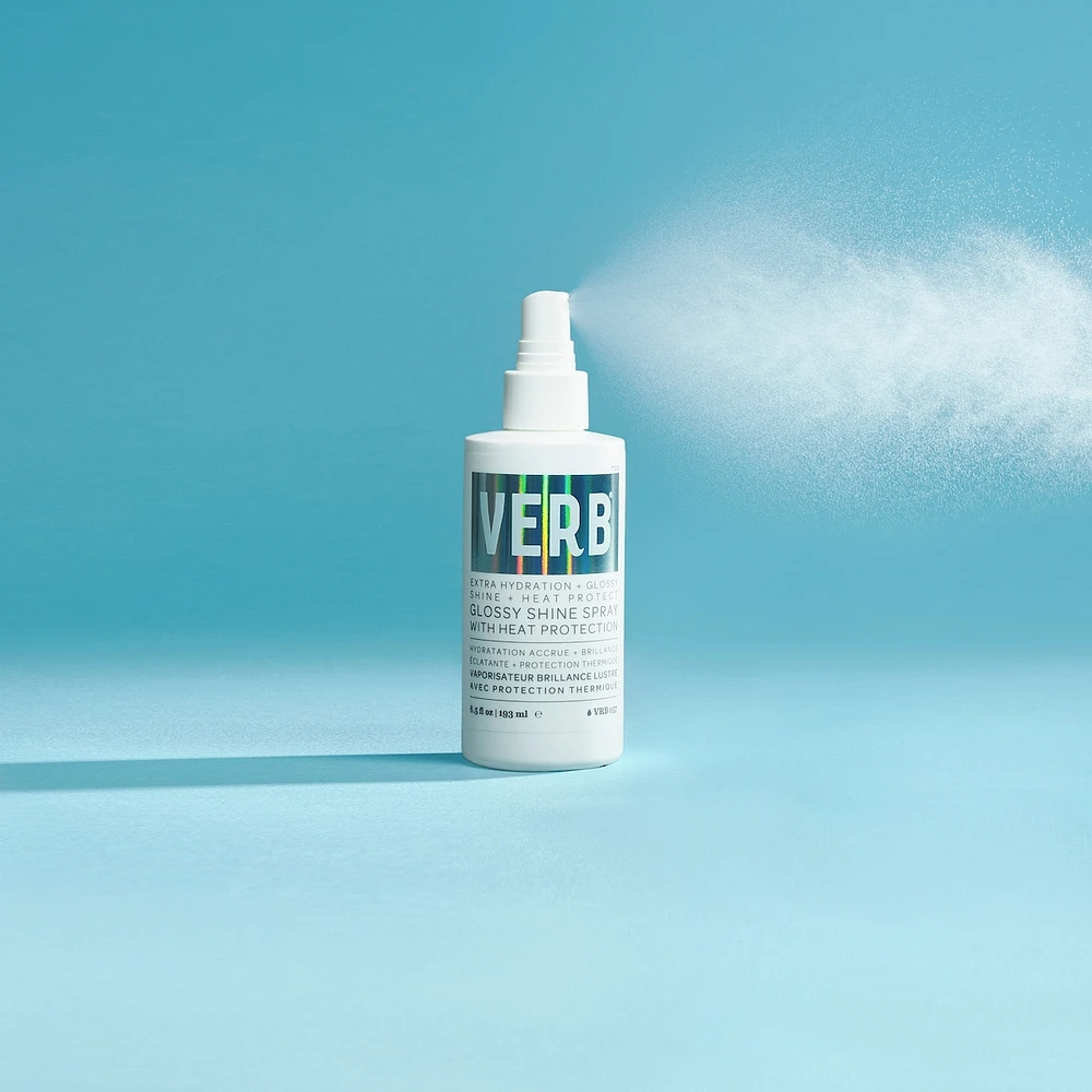 Glossy Shine Spray with Heat Protection