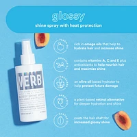 Glossy Shine Spray with Heat Protection