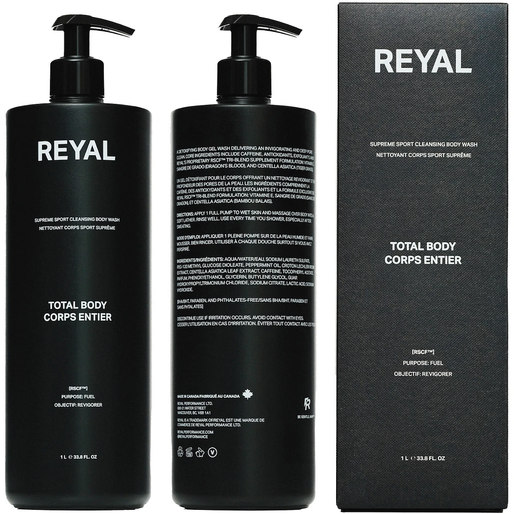 Supreme Sport Cleansing Body Wash with antioxidants for men