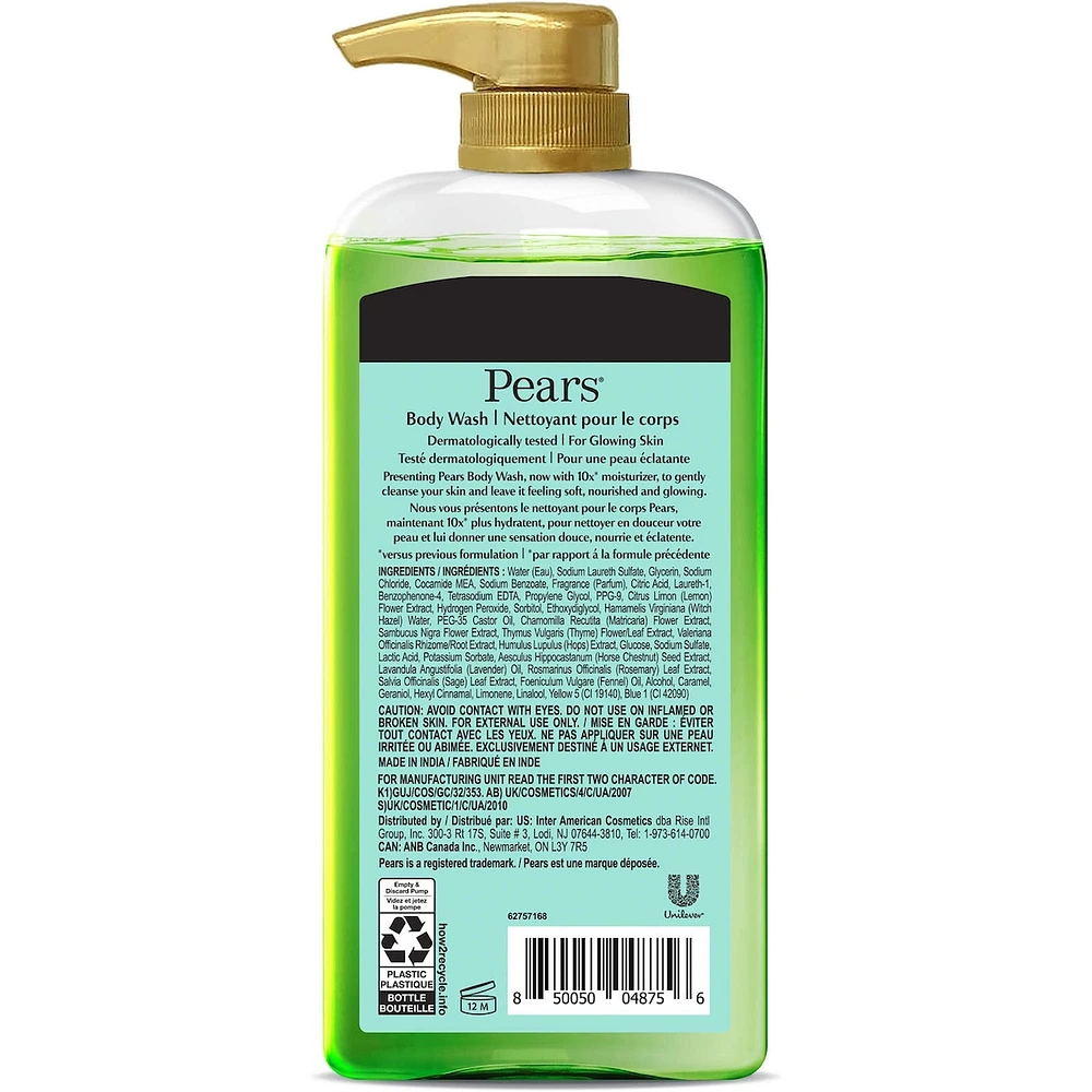 Pears Body Wash Lemon Flower