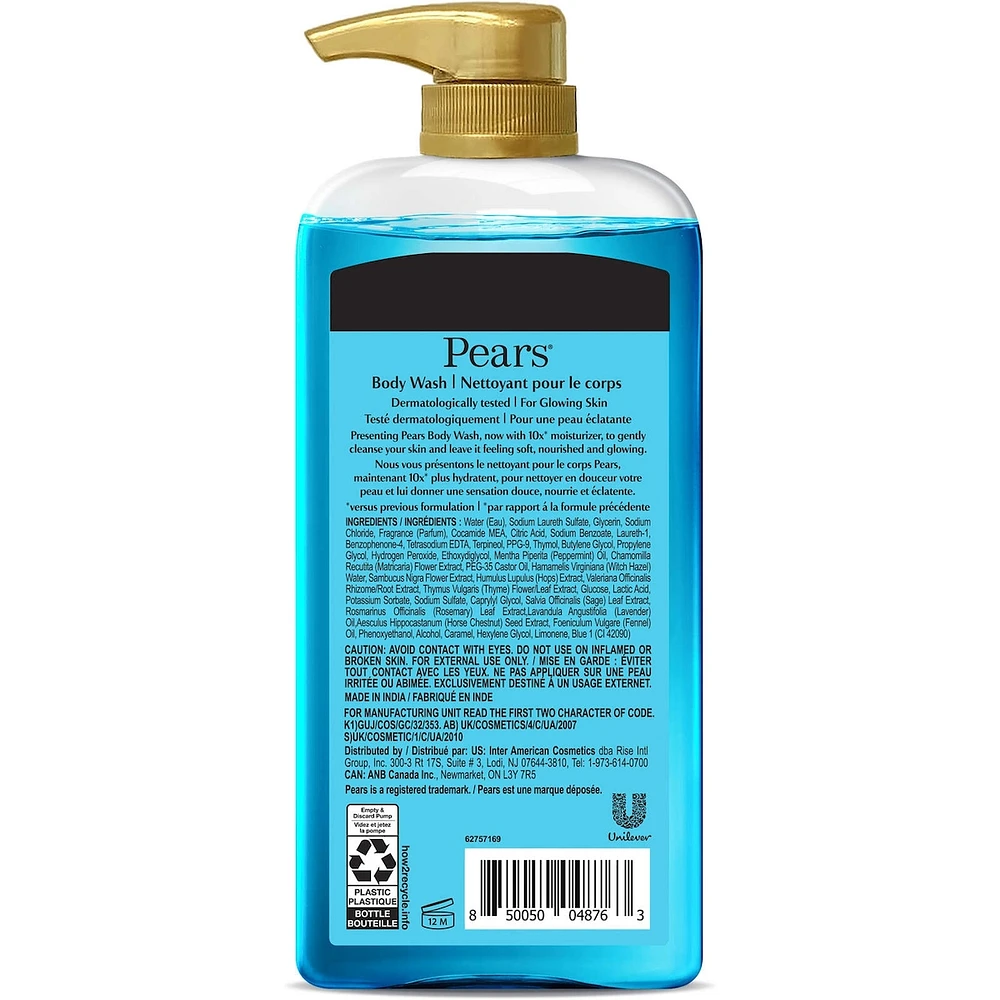 Pears Body Wash Mint Extract
