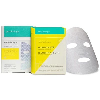 FlashMasque® 5 Minute Sheet Masks: Illuminate (4 Masques)