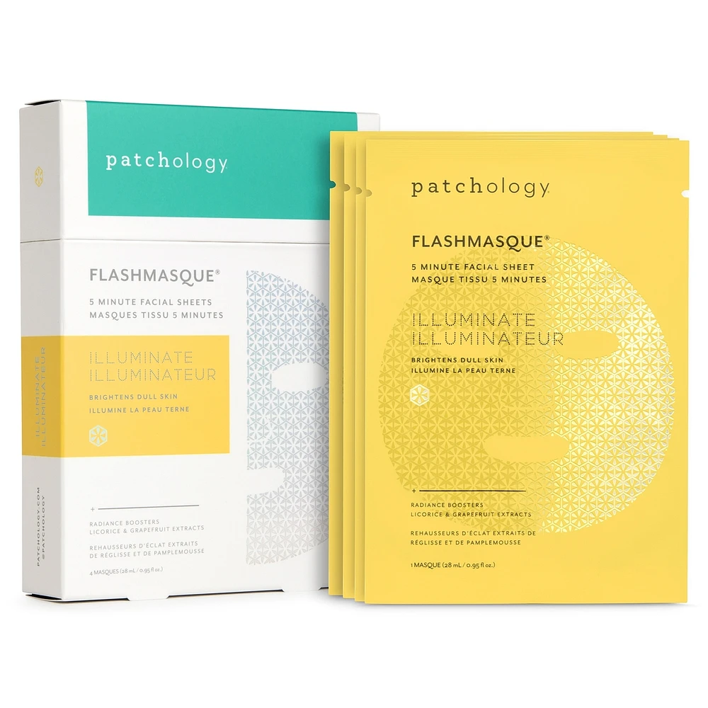 FlashMasque® 5 Minute Sheet Masks: Illuminate (4 Masques)