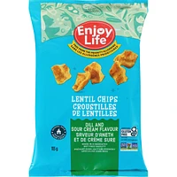Plentils Dill and Sour Cream Flavour Lentil Chips