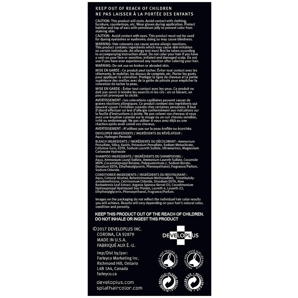 Lightening Bleach Kit