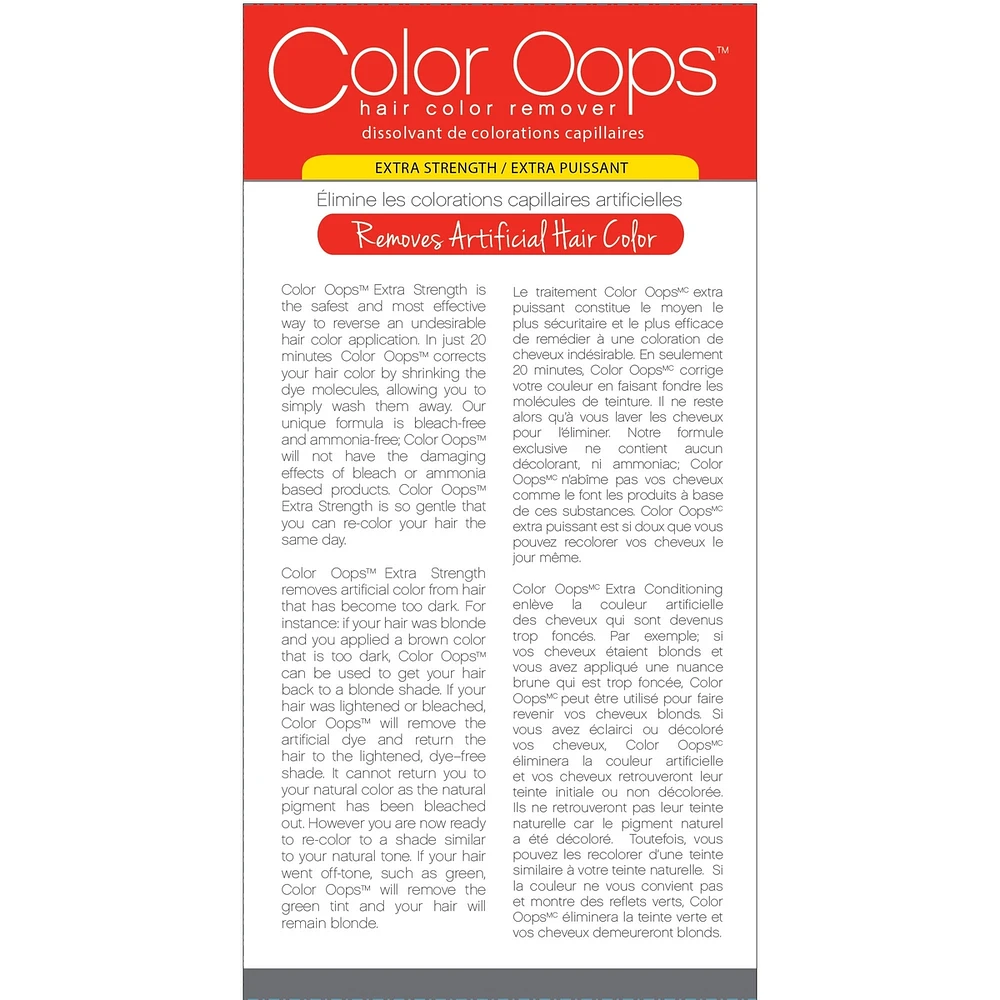 Color Oops Extra Strength