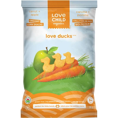 Love Ducks Tomato + Carrot Corn Snacks