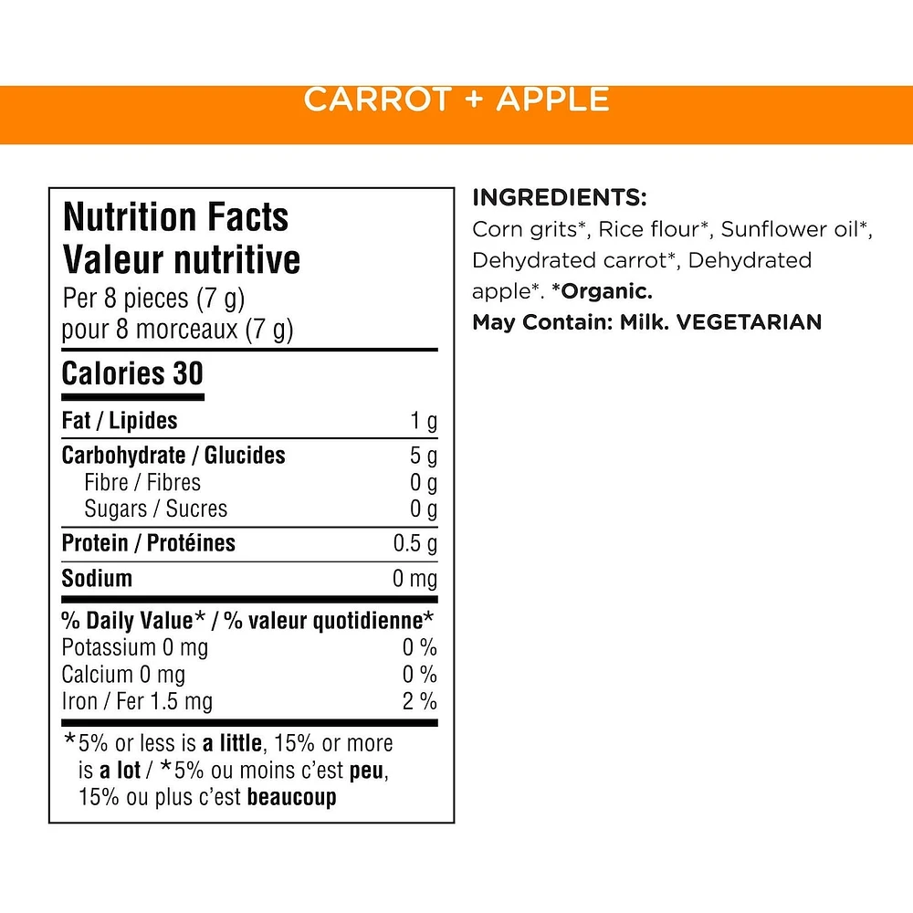 Love Ducks Tomato + Carrot Corn Snacks