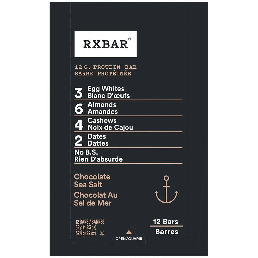 RXBAR Chocolate Sea Salt 12x52g