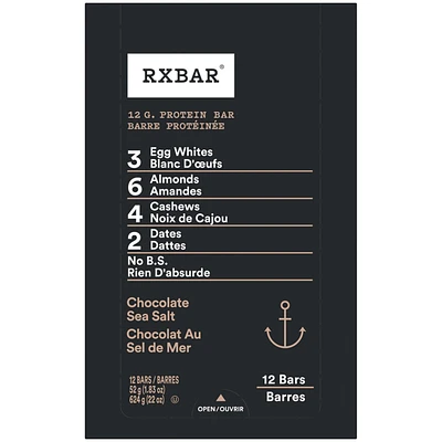 RXBAR Chocolate Sea Salt 12x52g