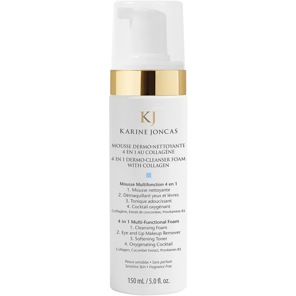 4 in 1 Dermo-Cleanser Foam with Collagen