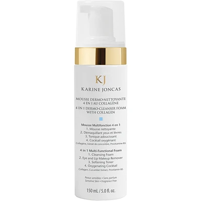 4 in 1 Dermo-Cleanser Foam with Collagen