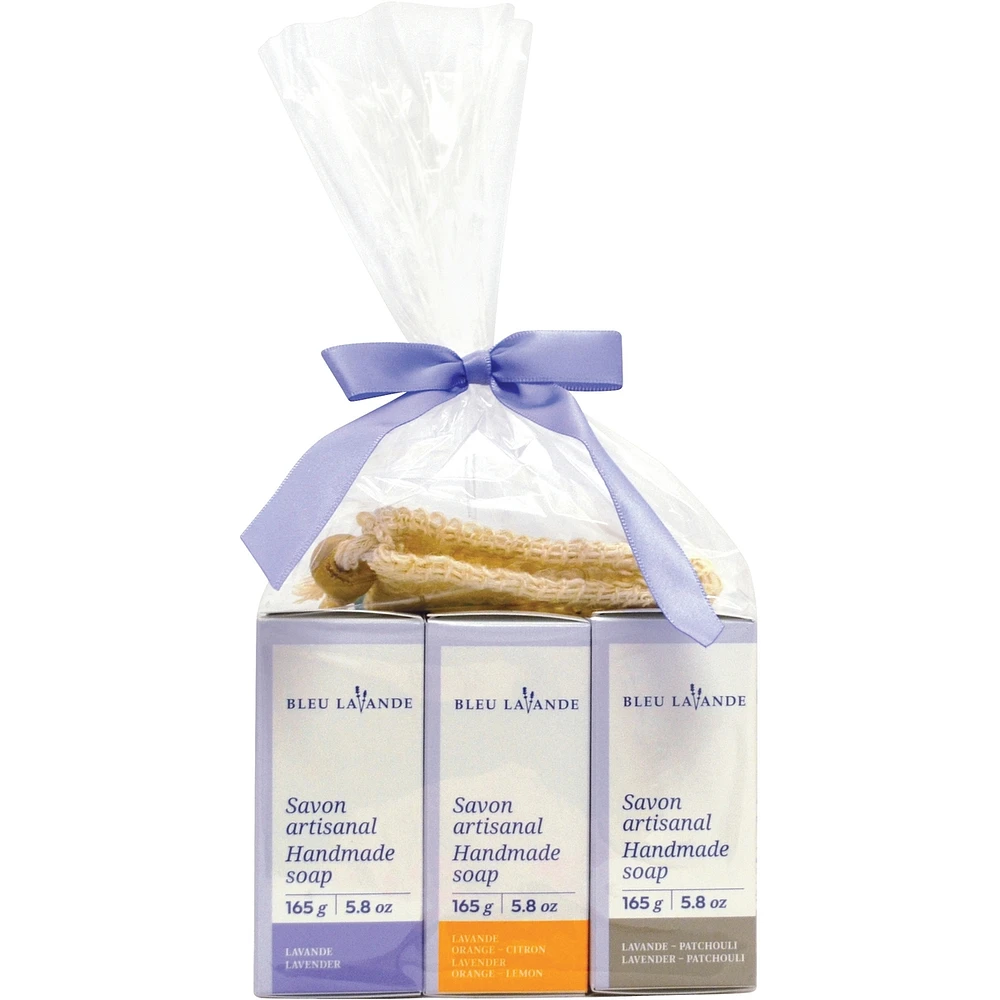 Soaps and ramie glove Set