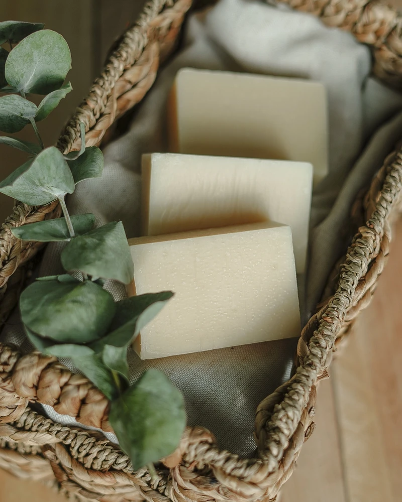 Lavender-eucalyptus handmade soap