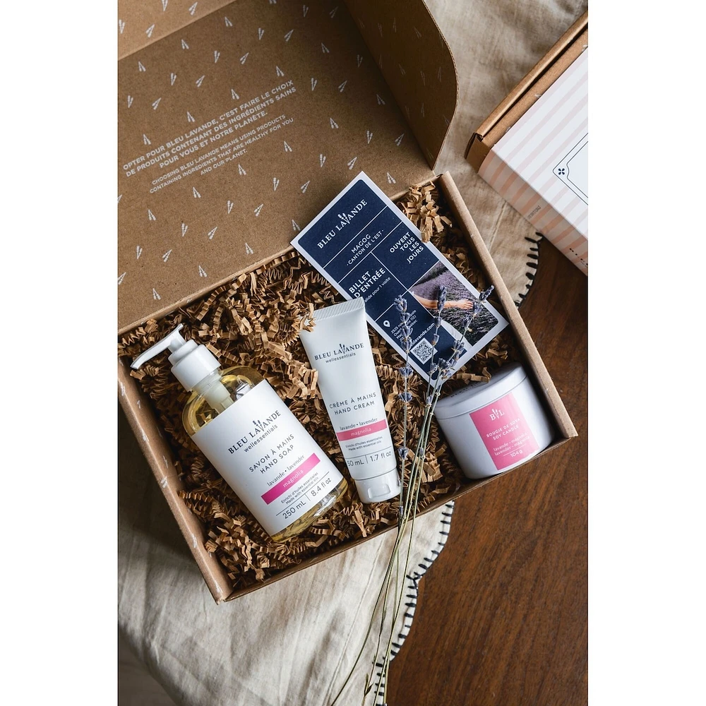 Coffret lavande-magnolia