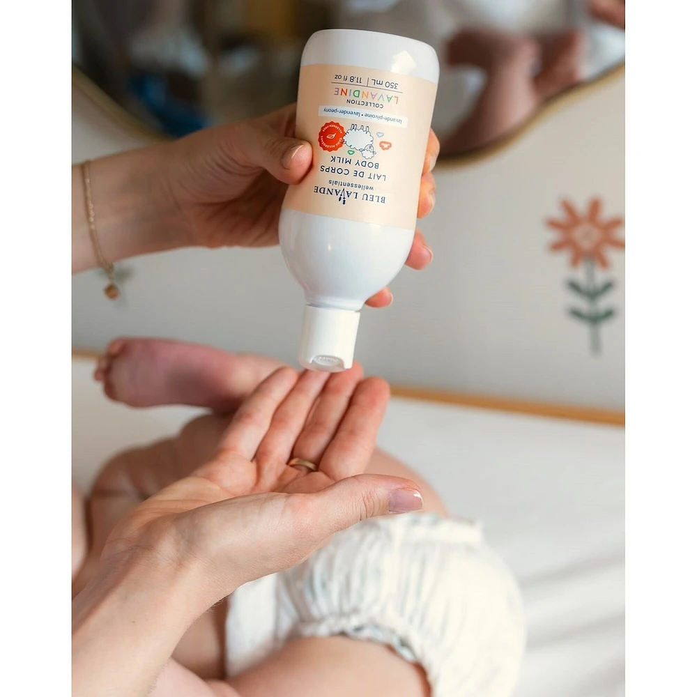 Lavender-peony body milk  babies