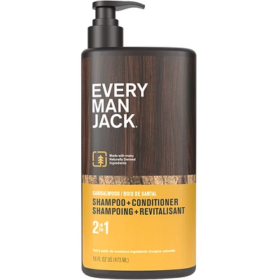 473ml 2in1 Shampoo Sandalwood