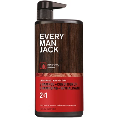 473ml 2in1 Shampoo Cedarwood
