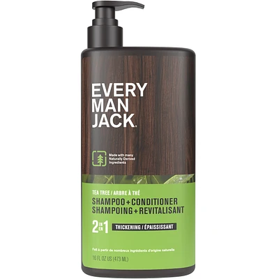 473ml 2in1 Shampoo Thickning Tea Tree