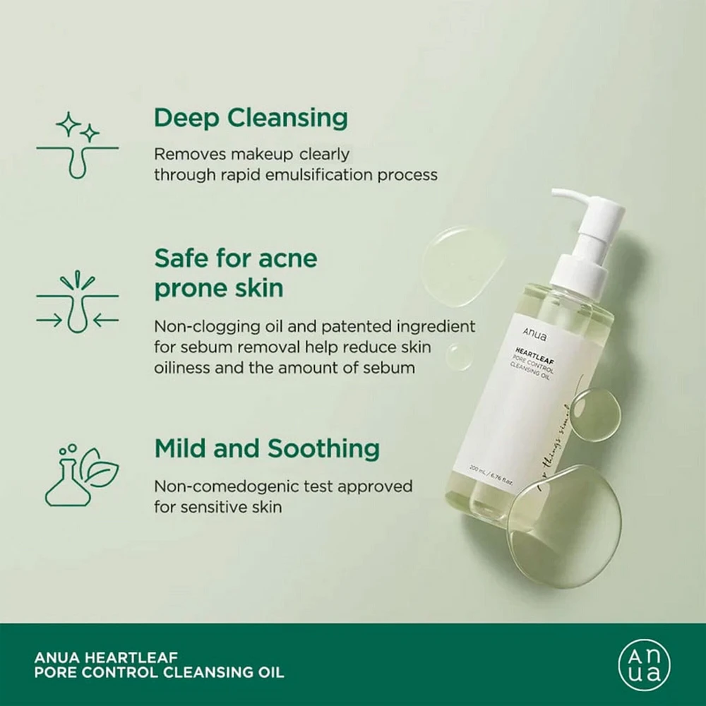 Anua Heartleaf Pore Control Cleansing Oil