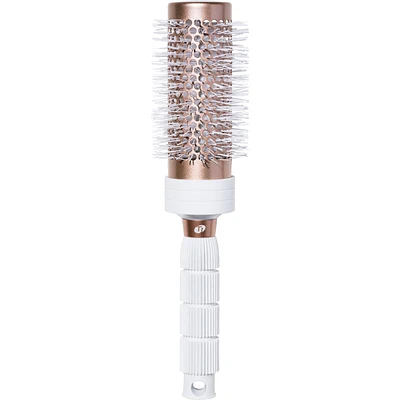 Volume 2.5" Round Professional Ceramic-Coated Brush WHITE