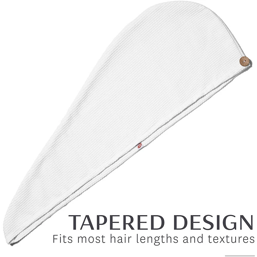 Luxe Turban Towel with Waffle Microfiber