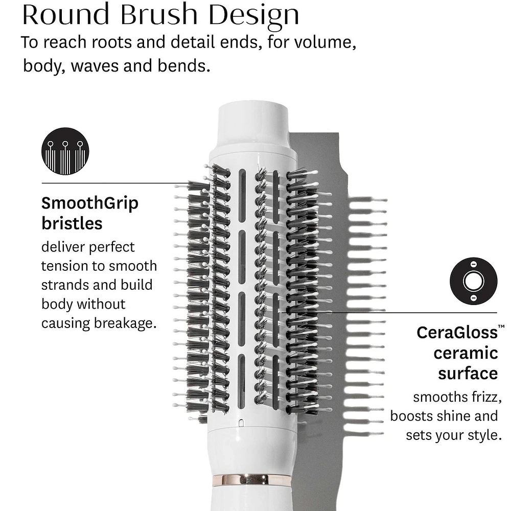 AireBrush 2.5in One-Step Smoothing and Volumizing Hair Dryer Brush