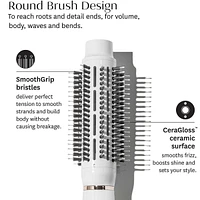 AireBrush 2.5in One-Step Smoothing and Volumizing Hair Dryer Brush