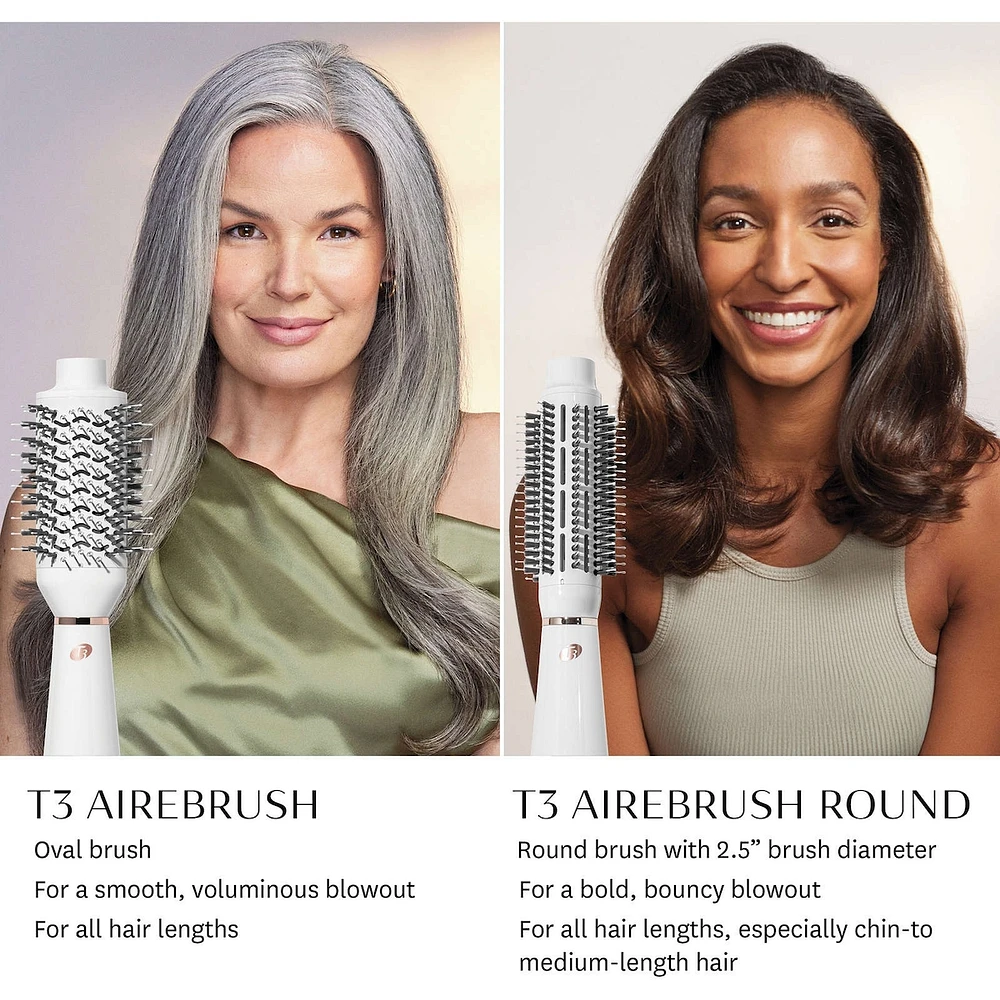AireBrush 2.5in One-Step Smoothing and Volumizing Hair Dryer Brush